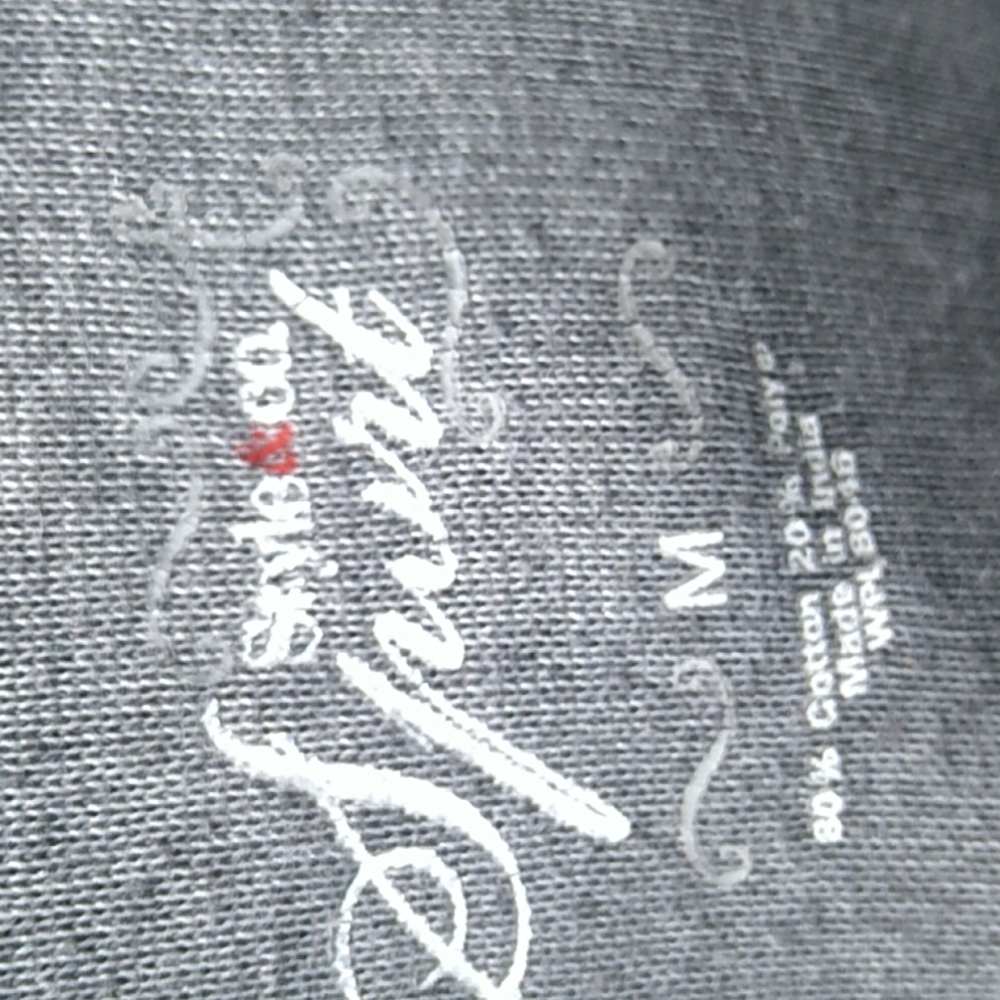 Black & Silver Velour ZipperedJacket (M) - Picture 10 of 10